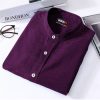 4 Pic Men's Solid Colour Cotton Full sleeve Shirt KSBBD1661 - Image 2