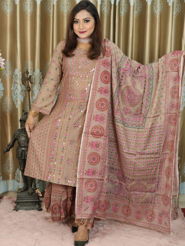 Exclusive Readymade Ghararah Three Piece KSBBD3506