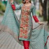 Premium Arong Cotton Embroidery Three Piece