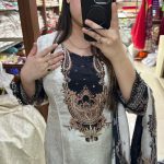 গর্জিয়াস ইস্কিন প্রিন্ট থ্রি পিস KSBBD6079
