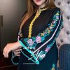 Indian slub cotton with heavy embroidery 2 pis KSBBD8218 - Image 3