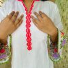 Indian slub cotton with heavy embroidery 2 pis KSBBD8218 - Image 6