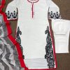 Maslin Cotton Dress With Duptta KSBBD8251 - Image 4