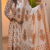 সুতি কাপড়ের গ্রাউন্ড/গোল থ্রি পিস - Image 5