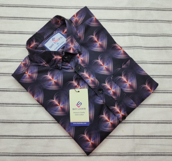 Trendy China Macro 3D Print Shirt - Image 3