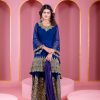 রেডিমেড জর্জেট এমব্রয়ডারি পার্টি ড্রেস - Image 6