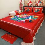 8 pieces king size Panel Bedcover set