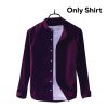 Men's Solid Colour Ban color Shirt