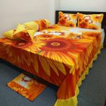 8 pieces king size Panel Bedcover set