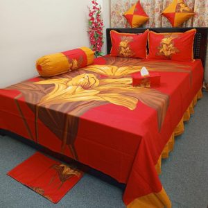 8 pieces king size Panel Bedcover set
