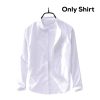Men's Solid Colour Ban color Shirt - Image 5