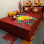 8 pieces king size Panel Bedcover set