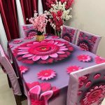 China Premium 3D Print Table Cloth Set