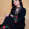 Cotton Embroidery Three Piece